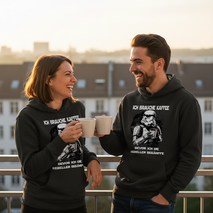 Ich brauche Kaffee - Stormtrooper - Unisex Hoodie