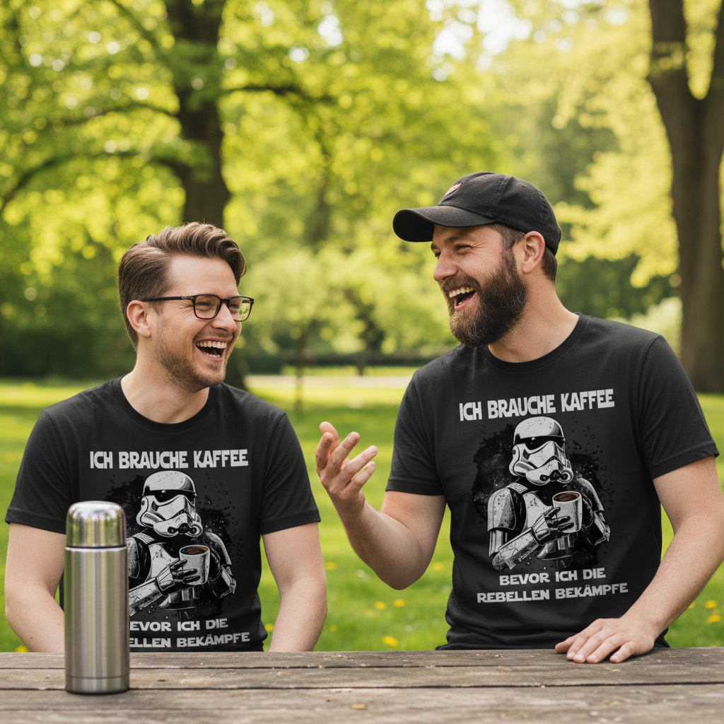 Ich brauche Kaffee - Stormtrooper - Herren Shirt