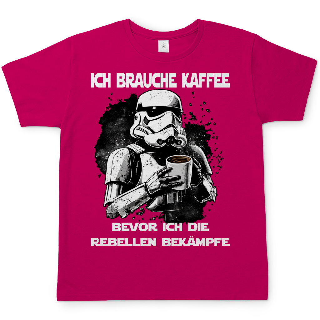 Ich brauche Kaffee - Stormtrooper - Herren Shirt Sorbet