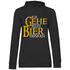 Ich gehe jetzt Bier trinken HDR - Beidseitiger Druck - Damen Hoodie Black