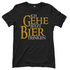 Ich gehe jetzt Bier trinken HDR - Beidseitiger Druck - Damenshirt Black