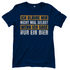 Ich glaube mir nicht mal selbst wenn ich sage nur ein Bier - Damenshirt Navy