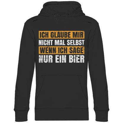 Ich glaube mir nicht mal selbst - Unisex Hoodie Black