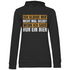 Ich glaube mir nicht mal selbst - Damen Hoodie Black