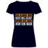 Ich glaube mir nicht mal selbst - V-Neck Damenshirt Deep Navy