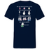 Mir egal welche Hautfarbe du hast - Herren V-Neck Shirt Navy