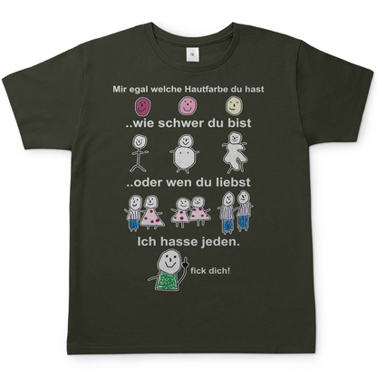 Mir egal welche Hautfarbe du hast - Herren Shirt Urban Khaki