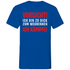 Vorsicht ich bin zu dick zum wegrennen ich Kämpfe! - Herren V-Neck Shirt Royal Blue