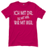 Ich mit dir. Du mit mir. Wir mit Bier. - Damenshirt Sorbet