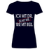 Ich mit dir. Du mit mir. Wir mit Bier. - V-Neck Damenshirt Deep Navy