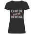 Ich mit dir. Du mit mir. Wir mit Bier. - V-Neck Damenshirt Black