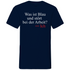 Was ist blau und stört bei der Arbeit - Herren V-Neck Shirt Navy