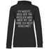 Ich wusste dass der Tag hässlich wird - Damen Hoodie Black