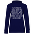 Ich wusste dass der Tag hässlich wird - Damen Hoodie Navy Blue