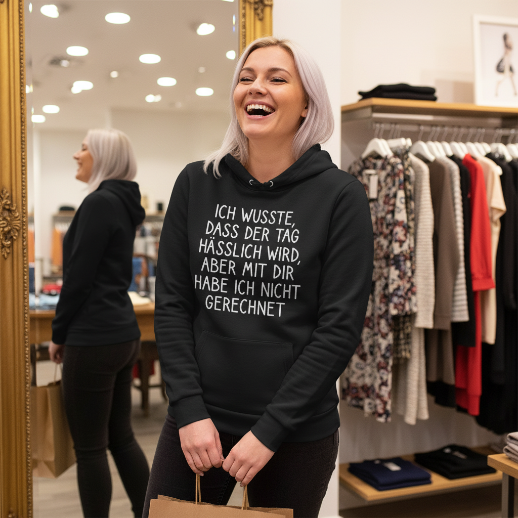 Ich wusste dass der Tag hässlich wird - Damen Hoodie