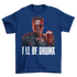 Terminator Ill be Drunk - Herren Shirt Navy