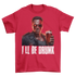 Terminator Ill be Drunk - Herren Shirt Red
