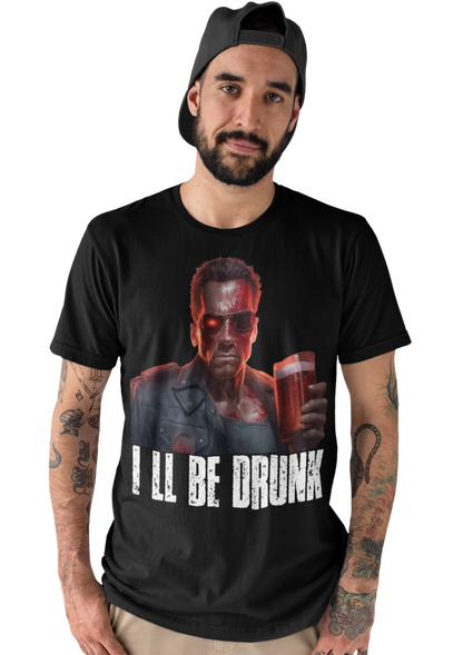 Terminator T-800 ill be drunk - Herren Premium Bio T-Shirt