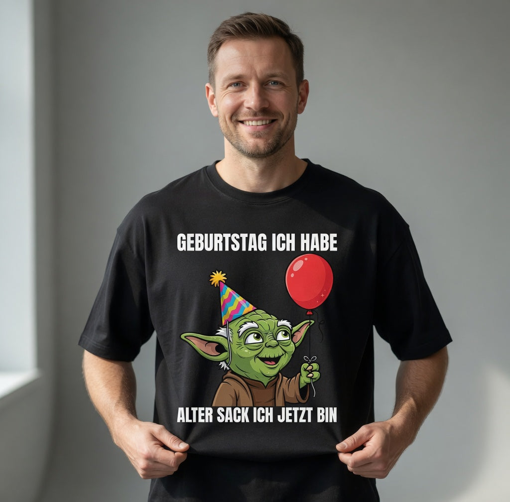 Geburtstag ich habe alter Sack ich jetzt bin Meister Yoda - Jack and Jones Oversize T-Shirt