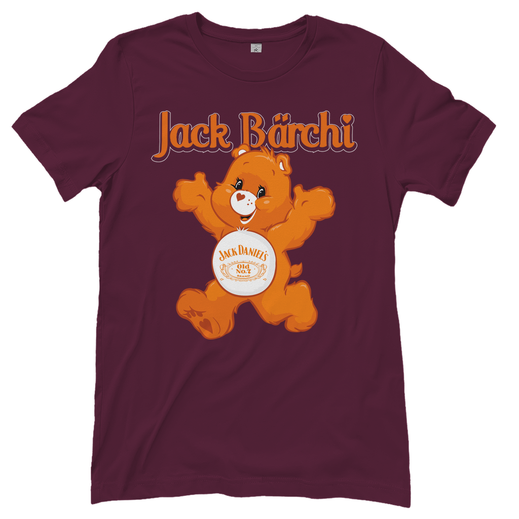 Jack Bärchi - Glücksbärchi - Damenshirt Burgundy