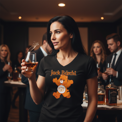 Jack Bärchi - Glücksbärchi - V-Neck Damenshirt