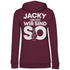 Jacky und ich wir sind so Jack Daniels - Damen Hoodie Wine