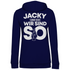 Jacky und ich wir sind so Jack Daniels - Damen Hoodie Navy Blue