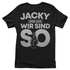 Jacky und ich wir sind so Jack Daniels - Damenshirt Black