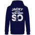 Jacky und ich wir sind so Jack Daniels - Unisex Hoodie Navy Blue