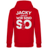Jacky und ich wir sind so Jack Daniels - Unisex Hoodie Red