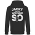 Jacky und ich wir sind so Jack Daniels - Unisex Hoodie Black
