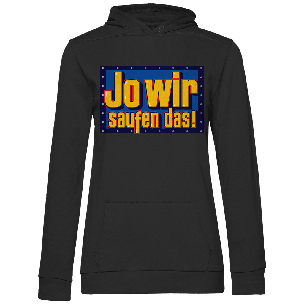 Jo wir saufen das - Bob der Baumeister - Damen Hoodie Black