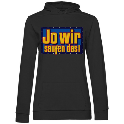 Jo wir saufen das - Bob der Baumeister - Damen Hoodie Black