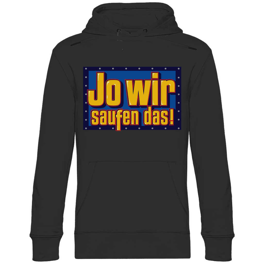 Jo wir saufen das - Bob der Baumeister - Unisex Hoodie Black
