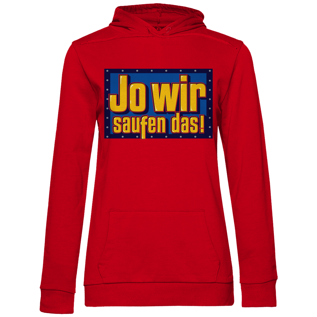 Jo wir saufen das - Bob der Baumeister - Damen Hoodie Red