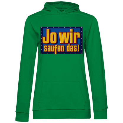 Jo wir saufen das - Bob der Baumeister - Damen Hoodie Kelly Green