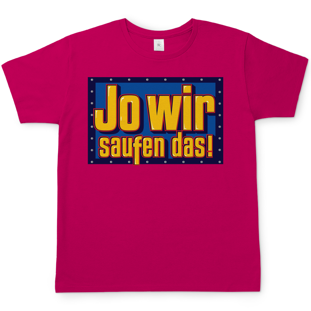 Jo wir saufen das - Bob der Baumeister - Herren Shirt Sorbet