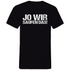 Jo wir saufen das! - Herren V-Neck Shirt Black