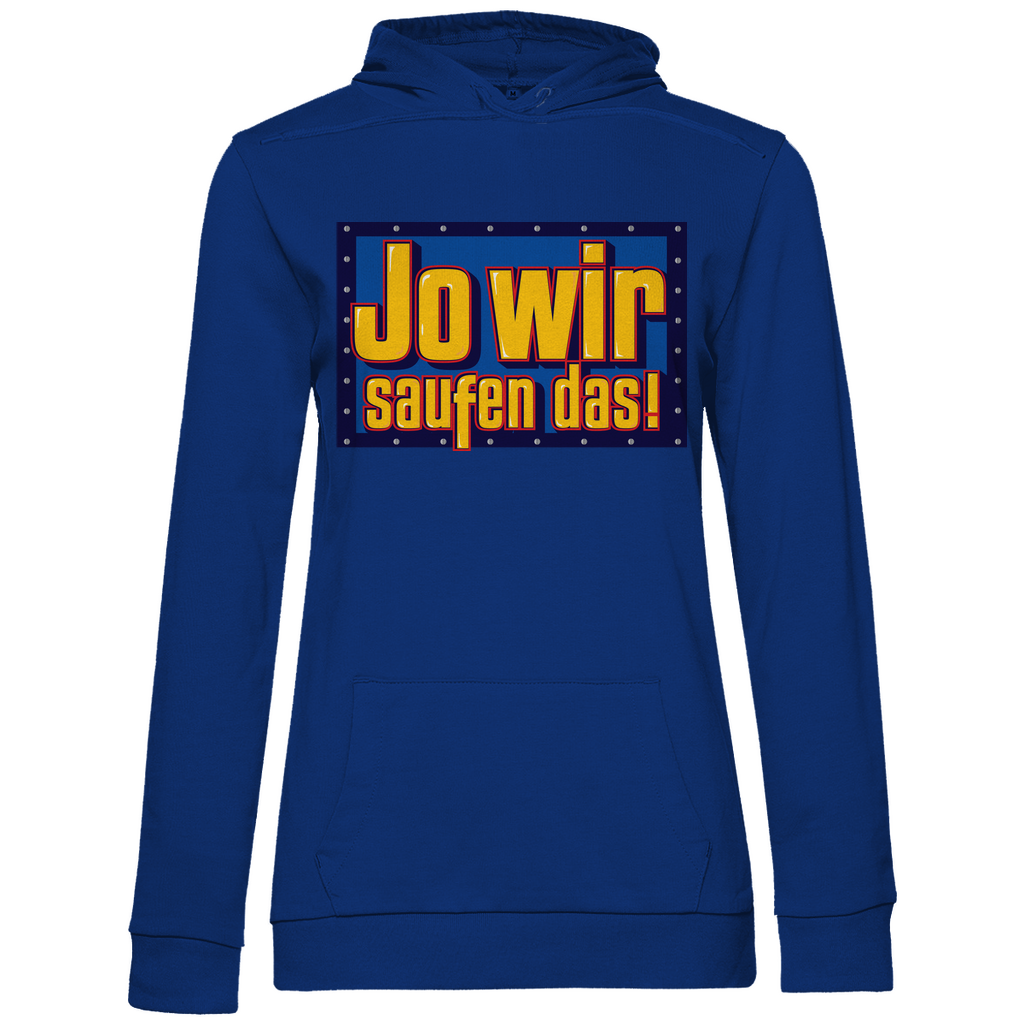 Jo wir saufen das - Bob der Baumeister - Damen Hoodie Royal