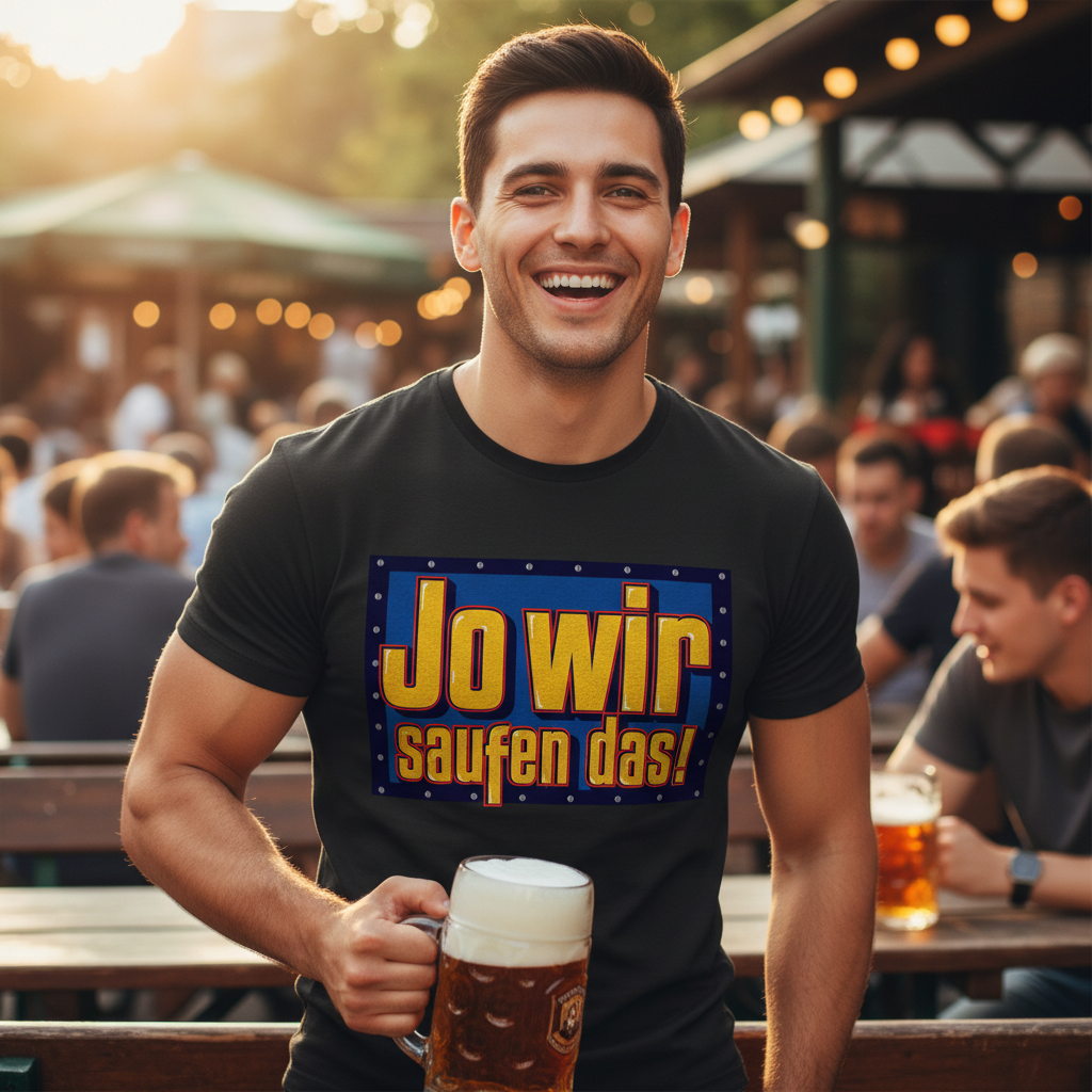 Jo wir saufen das - Bob der Baumeister - Herren Shirt