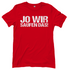 Jo wir saufen das! - Damenshirt Red
