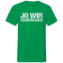 Jo wir saufen das! - Herren V-Neck Shirt Kelly Green