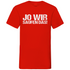 Jo wir saufen das! - Herren V-Neck Shirt Red