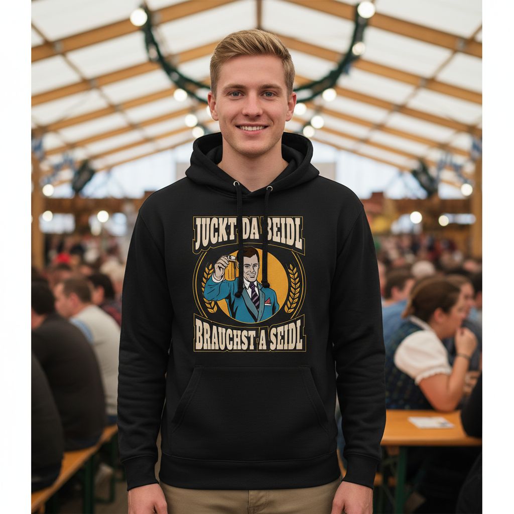 Juckt da Beidl brauchst a Seidl - Unisex Hoodie