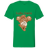Kaffee Bärchi - Glücksbärchi - Herren V-Neck Shirt Kelly Green