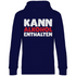 Kann Alkohol enthalten - Unisex Hoodie Navy Blue