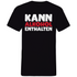 Kann Alkohol enthalten - Herren V-Neck Shirt Black