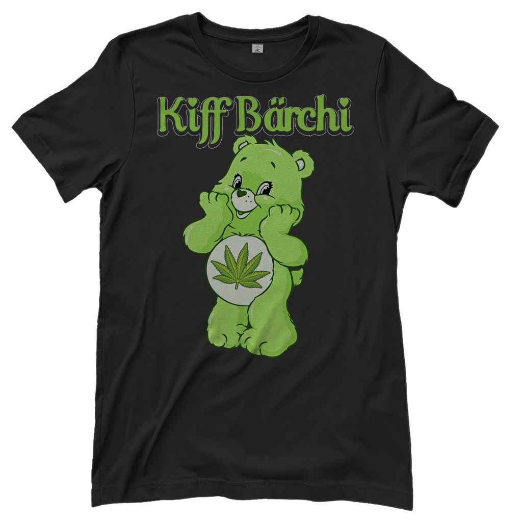 Kiff Bärchi - Glücksbärchi - Damenshirt Black