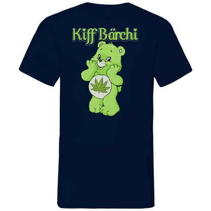 Kiff Bärchi - Glücksbärchi - Herren V-Neck Shirt Navy