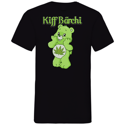 Kiff Bärchi - Glücksbärchi - Herren V-Neck Shirt Black